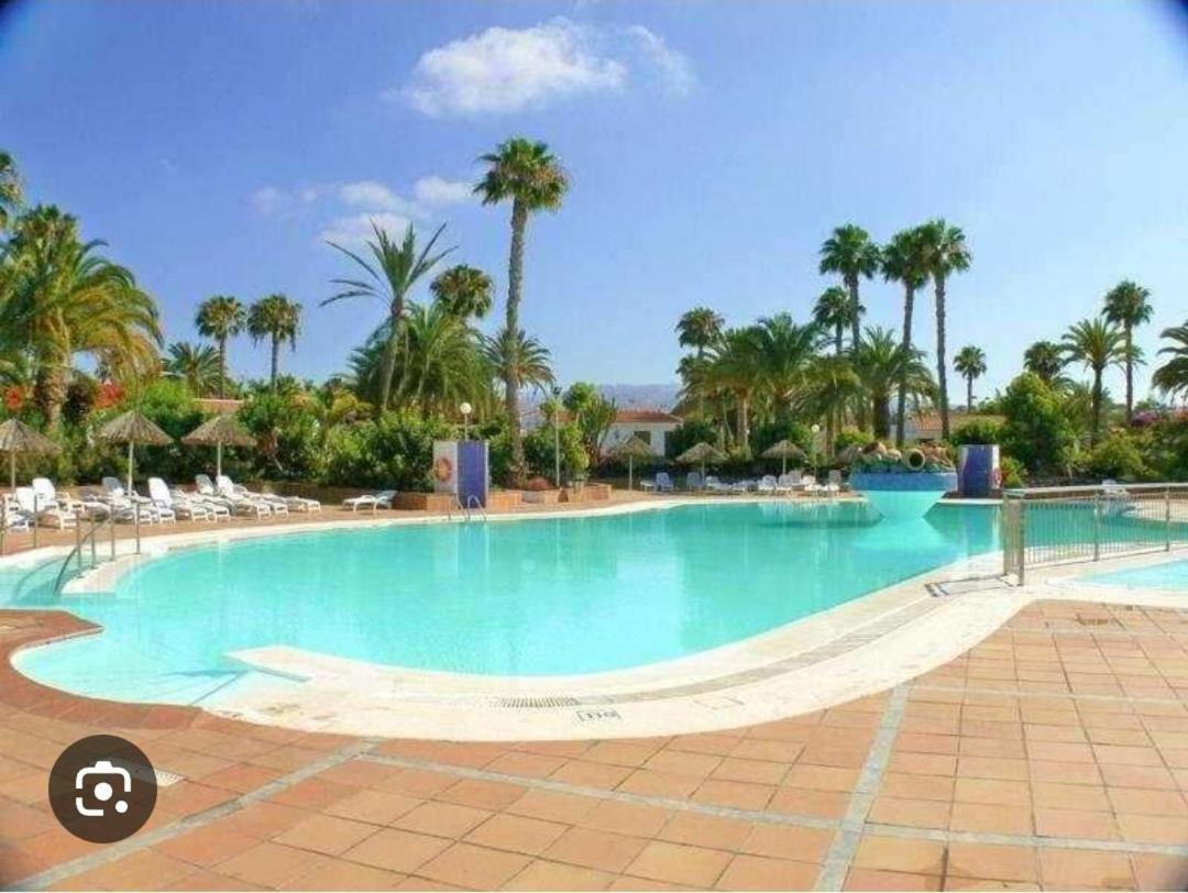 Bungalow Tropical Con Piscina Y Aire Acondicionado Maspalomas  Exterior photo